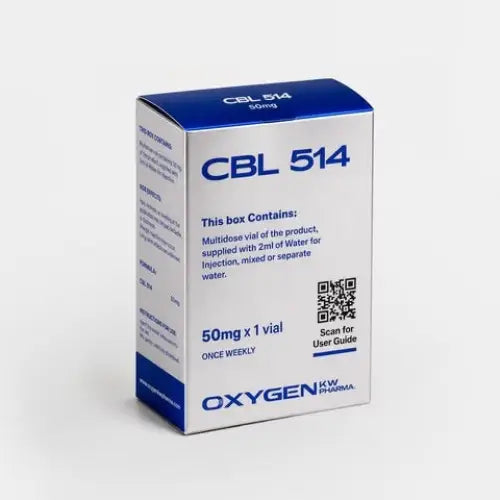 CBL 514 50mg (Liofilizada) com Água Bacteriostática - Oxygen Pharma - Peptideo