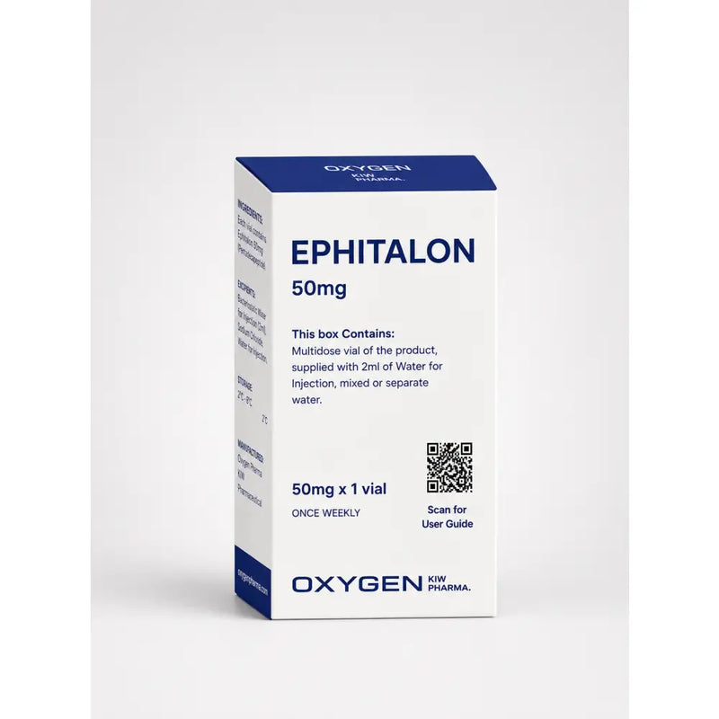 Ephitalon 50mg (Liofilizada) com Água Bacteriostática - Oxygen Pharma Oxygen Pharma