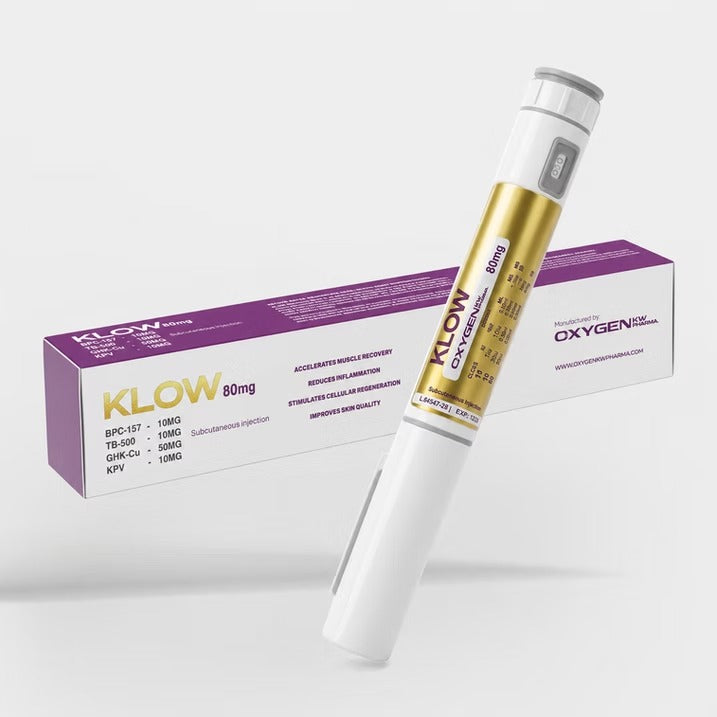 KLOW 80mg (Blend) GHK-Cu, TB500, BPC157, KPV, Caneta - Oxygen Pharma