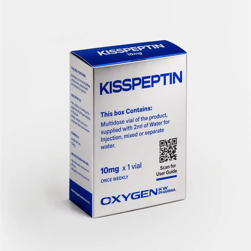 Kisspeptin 10mg (Liofilizada) com Água Bacteriostática - Oxygen Pharma - Peptideo